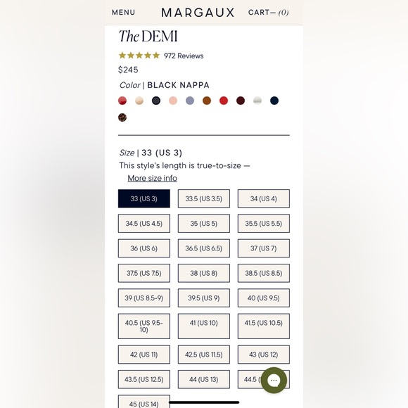 Margaux “The Demi” Black Ballet Flats US 7N        (SPAIN 37N) - Picture 8 of 9